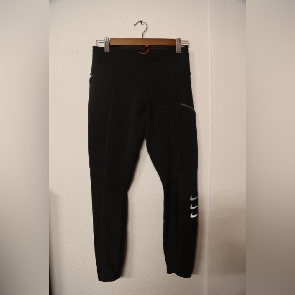 Nike Dri-Fit Running Division Women’s Black Leggings M